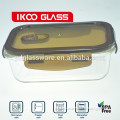 large lock and seal food container with color sealing strip